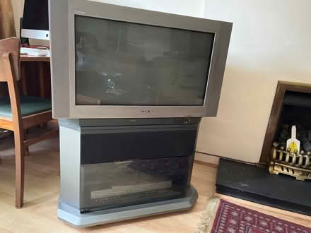 Photo of free TV with stand and DVD player (Erith DA8) #1