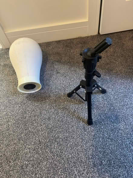 Photo of free Wig stand tripod and wig head (Sheffield) #3