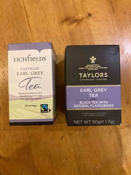 Photo of free Earl Grey teabags unopened (CT5) #1