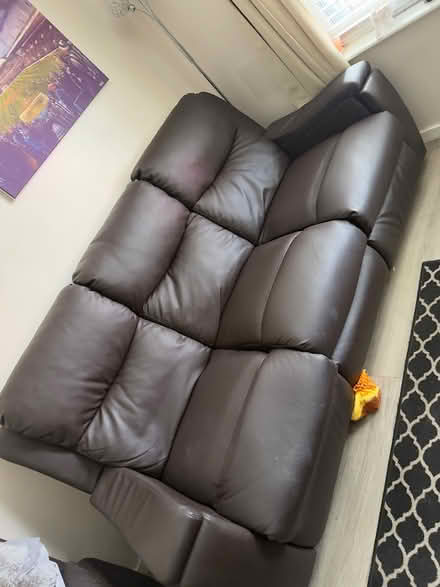 Photo of free 3 seater leather sofa (Sheffield S20) #1