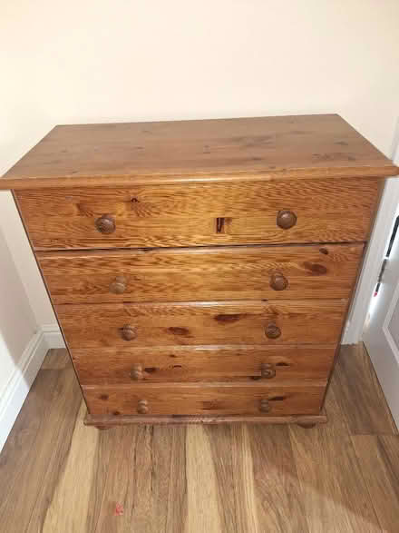 Photo of free Pine Chest of drawers (West Croydon CR0) #1