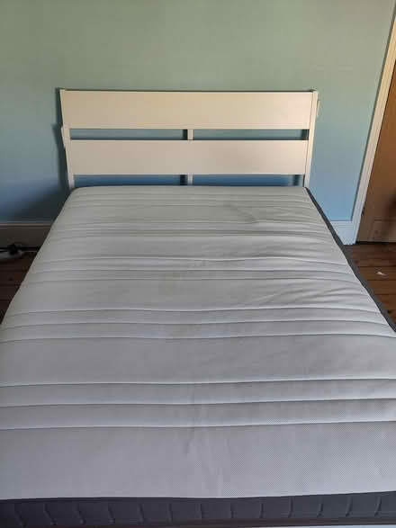 Photo of free Double bed and mattress, ikea (CB13AR) #1