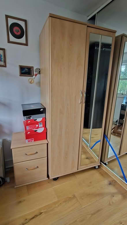 Photo of free Wardrobe & Bedside tables (Vauxhall SW8) #1