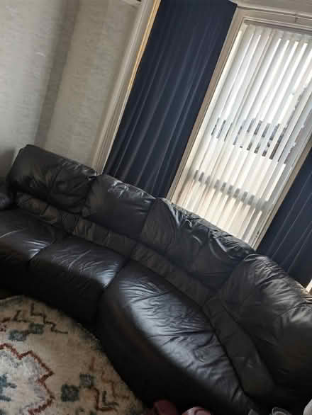Photo of free 4 seater sofa and arm chair (Bispham blackpool FY2) #1