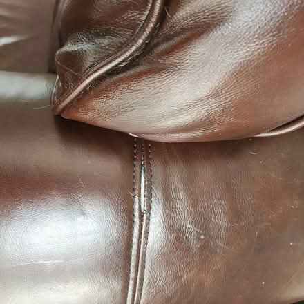 Photo of free Leather Couch and Loveseat (Benton/Bryant) #3