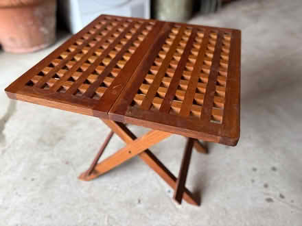 Photo of free Folding wooden coffee table (Willington DE65) #2