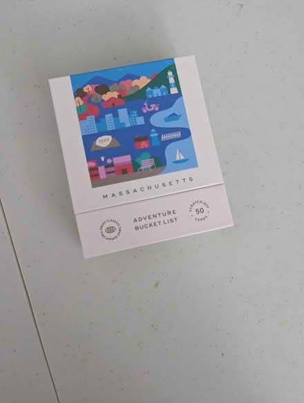 Photo of free scratch-off MA activity cards (Davis Square Somerville) #1