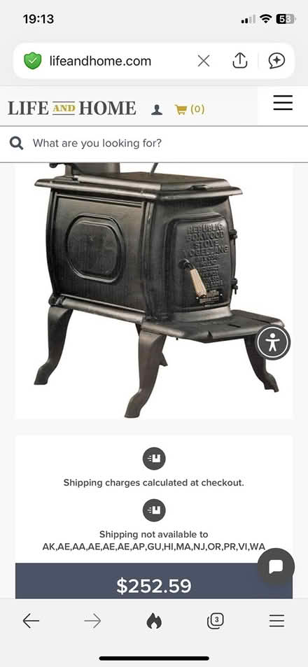 Photo of free Vogelzang Boxwood Stove (Lake Jovita) #3