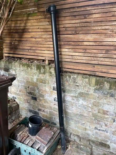 Photo of free About 2m of Cast Iron Down Pipe (Hackney E9) #1