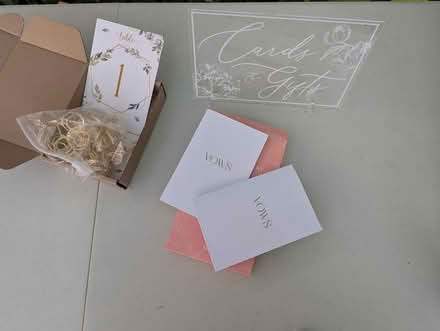 Photo of free wedding supplies (Davis Square Somerville) #1