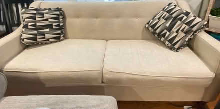Photo of free gentle used Loveseat & Sofa (South Arlington, Va) #3