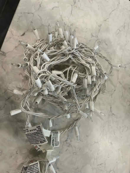 Photo of free White indoor string lights (2) (Kentlands in Gaithersburg) #2