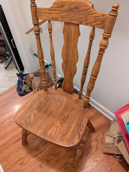 Photo of free 2 wooden chairs (North Twinbrook) #2