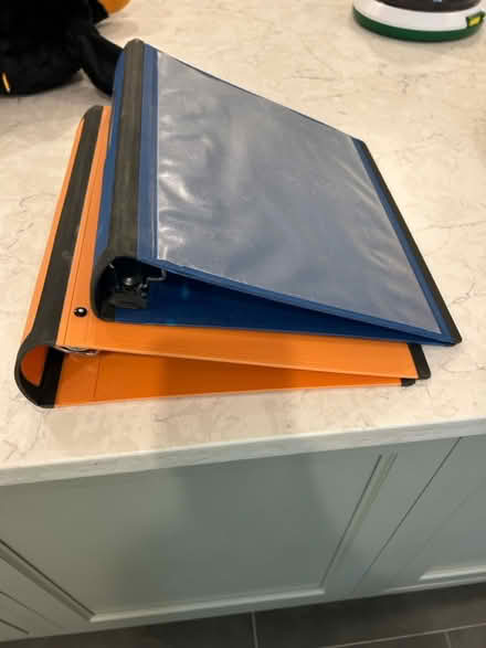 Photo of free Plastic binders - back to school (Kentlands in Gaithersburg) #1