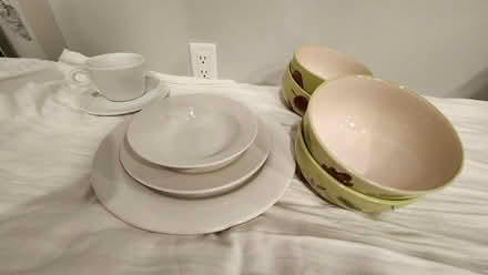 Photo of free Set of dishes, bowls, drinking cups (Downtown New Rochelle) #1