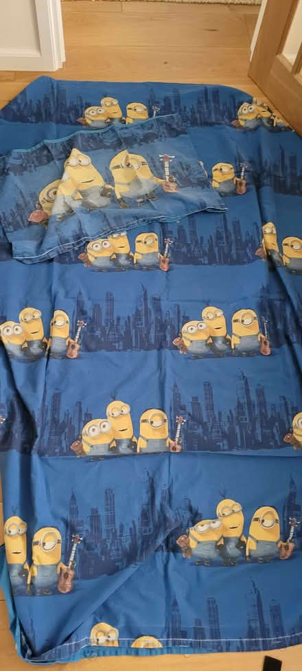 Photo of free Kid's Single Duvet Cover - Blue Minions (Lower Earley RG6) #1