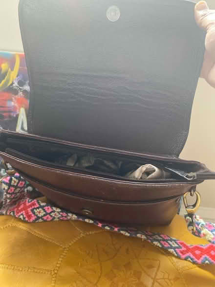 Photo of free Crossbody Leather Bag. Near new (Near Friendship Heights metro) #2