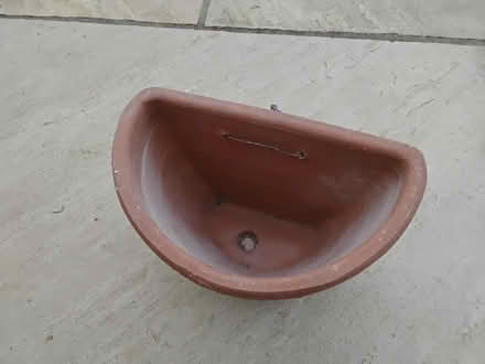 Photo of free Wall mounted terracotta plant pot. (Welwyn AL6) #2