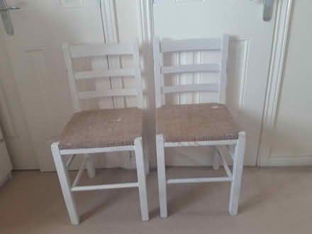Photo of free 2 white chairs (Handsworth S13) #1
