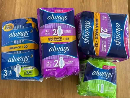 Photo of free Always Sanitary Pads (Maidstone ME14) #1