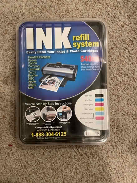 Photo of free Printer cartridge refill kit (Campbell near Pruneyard Center) #1