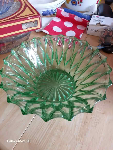 Photo of free Green dish (Moseley Green WV10) #1