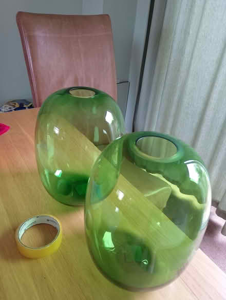 Photo of free Green vases (Fords Farm RG31) #1