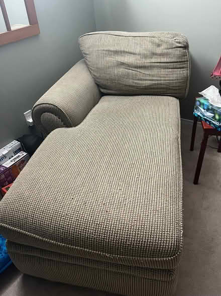 Photo of free Leather sofa/love seat (Barrhaven near Costco) #1