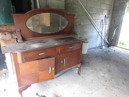 Photo of free Mahogany Sideboard with Mirror (Dublin 3) #1