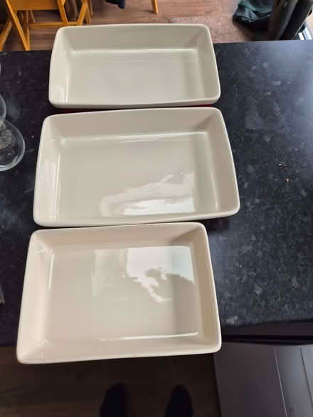 Photo of free Three Sainsburys baking dishes (Bengeo SG14) #1