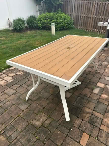Photo of free Outdoor dining table (Falls Church, Va) #1