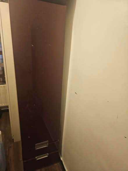 Photo of free Tall wood cupboard (Mortlake) #2