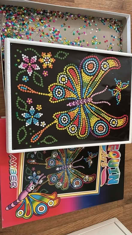 Photo of free Sequin art (Billericay CM12 Queens Park) #1