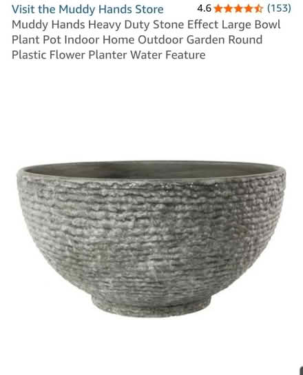 Photo of free Stone effect bowl/plant pot (EX8) #1