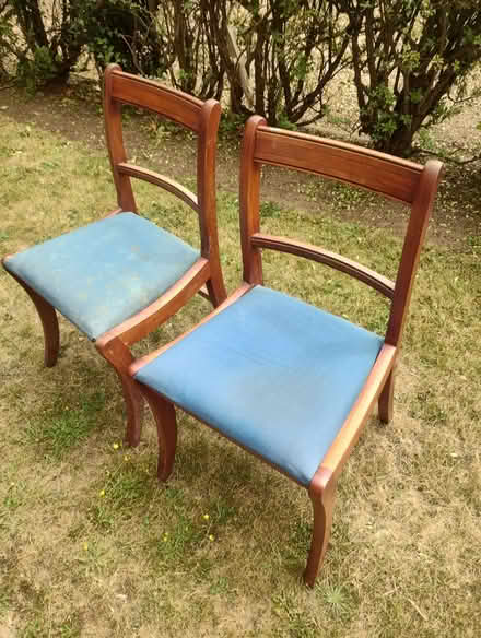 Photo of free Table + 2 chairs (Woodbridge IP12) #3