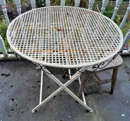 Photo of free Garden table and 2 chairs (TN34 1 BA) #1