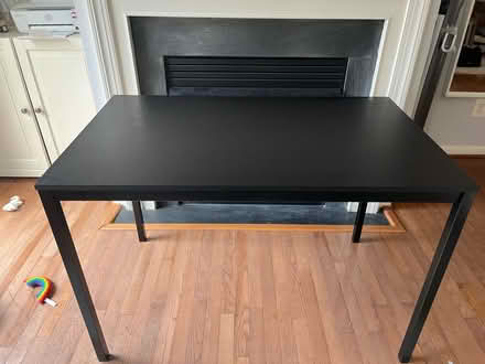 Photo of free Black ikea table (Cardozo) #1