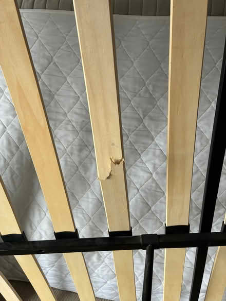 Photo of free Double Bed Base and Mattress (Ecton CP NN6) #1