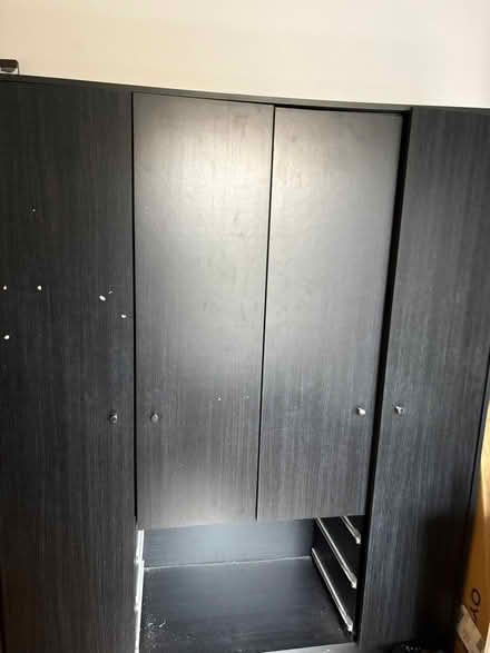 Photo of free Black wardrobe (Wormholt W12) #1
