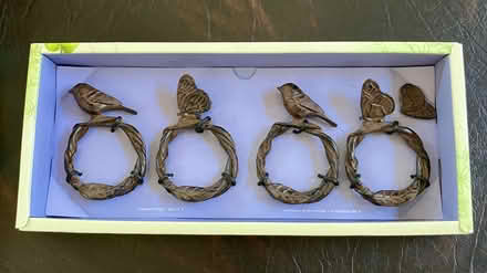 Photo of free Bird/Butterfly metal napkin rings (Sunnyvale CA) #1