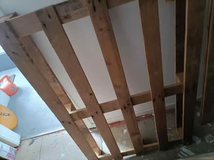 Photo of free Wood pallets x 2 plus 2 wood offcuts (Shawlands G41) #1