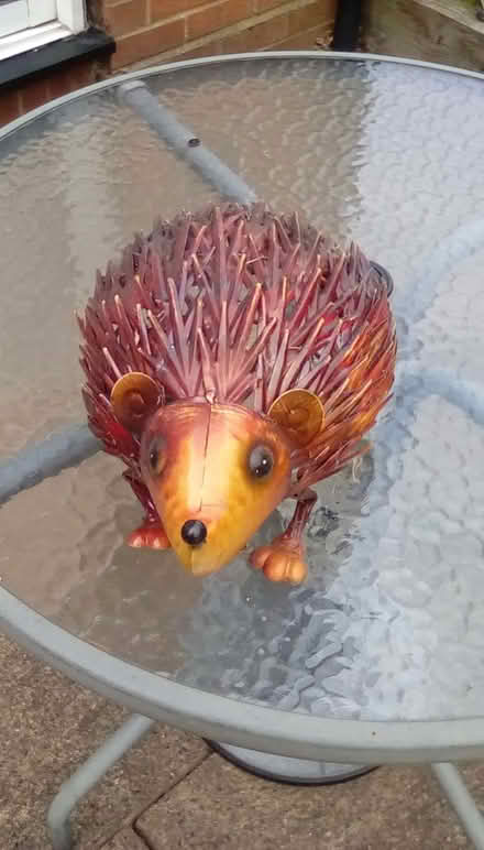 Photo of free Metal hedgehog garden ornament (Lower Earley RG6) #1