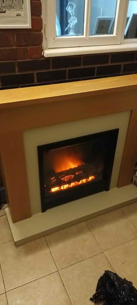 Photo of free Electric fire and surround (Benenden cranbroook) #1