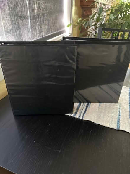 Photo of free 2 black binders (Highland Ave, RWC) #1