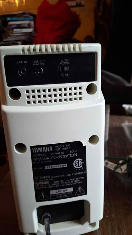 Photo of free Yamaha 20w powered subwoofer (Westboro, 262 Duncairn Ave.) #2