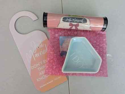 Photo of free "Just Married" goodies (Davis Square Somerville) #1