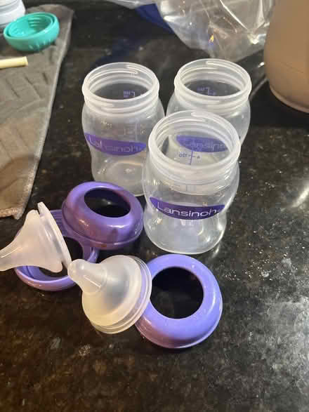 Photo of free 3 lansinoh bottle sets (Old Mill Grove Rd playground) #1