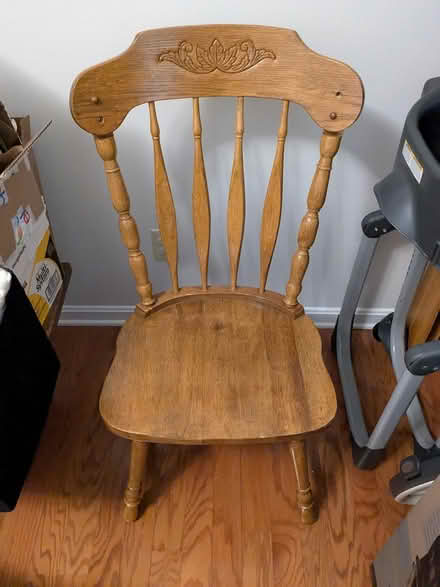 Photo of free 2 wooden chairs (North Twinbrook) #1