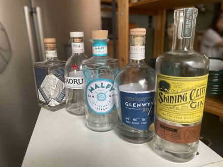 Photo of free 5 empty spirit bottles for upcycling (Kedleston Road DE22) #1