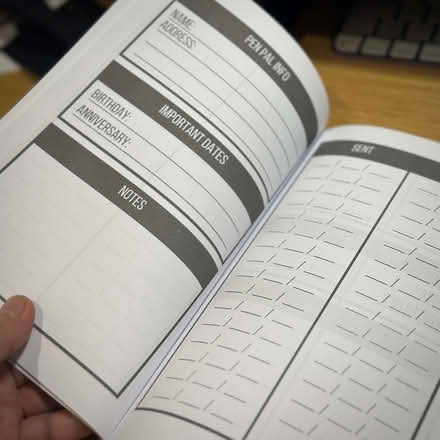 Photo of free Penpal Tracker Book (Chipping Norton OX7) #2
